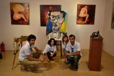 В Гахе состоялось открытие выставки в рамках "Azerbaijan Art Festival-2013" (фото)