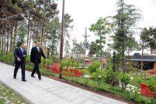 Президент Азербайджана ознакомился с условиями, созданными в парке культуры и отдыха имени Гейдара Алиева в Бинагадинском районе Баку после реконструкции (ФОТО)