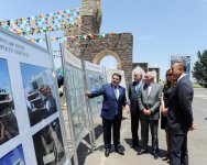 Президент Азербайджана принял участие в открытии реконструированной автодороги  Товуз – Говлар - Агбашлар (ФОТО)