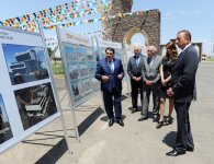 Президент Азербайджана принял участие в открытии реконструированной автодороги  Товуз – Говлар - Агбашлар (ФОТО)