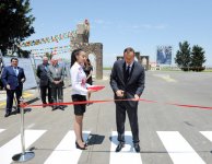 Президент Азербайджана принял участие в открытии реконструированной автодороги  Товуз – Говлар - Агбашлар (ФОТО)
