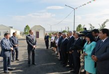 Президент Азербайджана принял участие в церемонии сдачи в эксплуатацию систем водоснабжения и канализации в Агстафе (ФОТО)