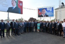 Президент Азербайджана принял участие в церемонии сдачи в эксплуатацию систем водоснабжения и канализации в Агстафе (ФОТО)