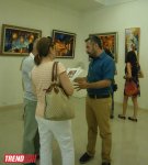 В Баку представлены осенние пейзажи известного художника Леонида Афремова (фото)