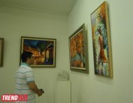 В Баку представлены осенние пейзажи известного художника Леонида Афремова (фото)