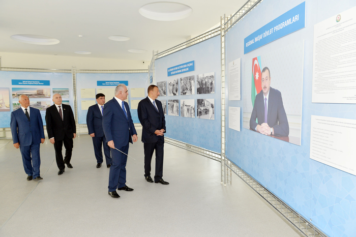 Президент Азербайджана принял участие в открытии Губа-Хачмазского регионального центра (ФОТО)