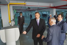 Президент Азербайджана принял участие в открытии подземной автостоянки, построенной в центре Баку (ФОТО)