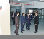 Президент Азербайджана принял участие в открытии подземной автостоянки, построенной в центре Баку (ФОТО)