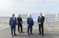 Президент Азербайджана принял участие в открытии дороги до поселка Гала (ФОТО)