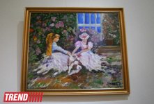 "Танец кисти": Топпуш баджы восхищена картинами юной художницы Самиры Гусейновой (фото)
