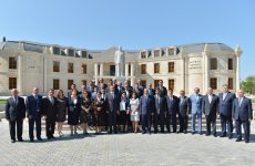 Президент Азербайджана принял участие в церемонии подачи питьевой воды в Кюрдамир (ФОТО)