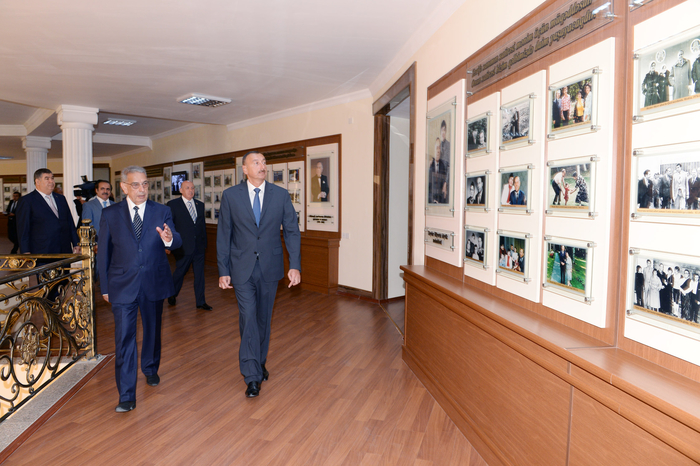 Президент Азербайджана ознакомился с деятельностью Центра Гейдара Алиева в Кюрдамире (ФОТО)