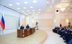 Президент Ильхам Алиев: Отношения между Россией и Азербайджаном основаны на взаимных интересах, на прочной базе (ФОТО)
