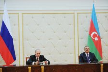 Президент Ильхам Алиев: Отношения между Россией и Азербайджаном основаны на взаимных интересах, на прочной базе (ФОТО)