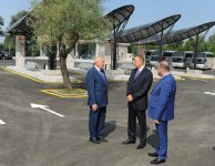 Президент Азербайджана принял участие в открытии автовокзала в Исмаиллы (ФОТО)