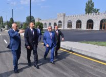 Президент Азербайджана принял участие в открытии автовокзала в Исмаиллы (ФОТО)