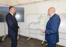 Президент Азербайджана принял участие в открытии автодороги в Исмаиллинском районе (ФОТО)