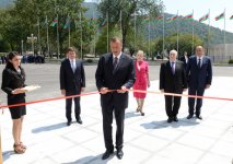 Президент Азербайджана принял участие в открытии Конгресс-центра Гейдар Алиев в Габалинском районе (ФОТО)