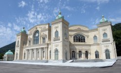 Президент Азербайджана принял участие в открытии Конгресс-центра Гейдар Алиев в Габалинском районе (ФОТО)