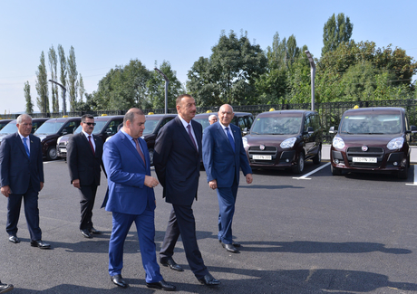 Президент Азербайджана принял участие в открытии автовокзала в Исмаиллы (ФОТО)