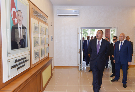 President Ilham Aliyev opens sewing factory in Ismayilli (PHOTO)