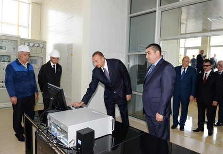 Президент Азербайджана принял участие в вводе в эксплуатацию гидроэлектростанции "Исмаиллы-1” (ФОТО)