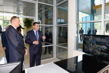 Президент Азербайджана принял участие в вводе в эксплуатацию гидроэлектростанции "Исмаиллы-1” (ФОТО)