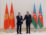 Президенты Азербайджана и Кыргызстана отметили перспективы сотрудничества в транспортной сфере (ФОТО)