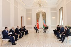 Ильхам Алиев встретился с Президентом Турции (ФОТО)