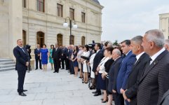 Президент Азербайджана принял участие в открытии Балакенского районного центра культуры (ФОТО)