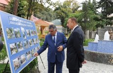 Президент Ильхам Алиев ознакомился с историческим центром города Загатала после реконструкции и реставрации (ФОТО)