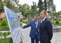 Президент Ильхам Алиев ознакомился с историческим центром города Загатала после реконструкции и реставрации (ФОТО)