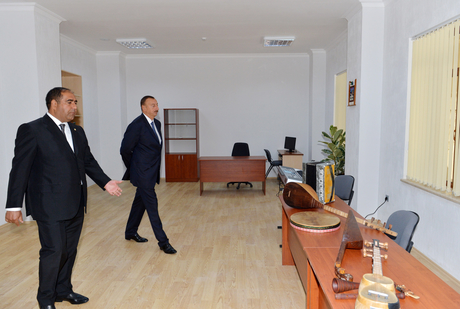 Президент Азербайджана принял участие в открытии Балакенского районного центра культуры (ФОТО)