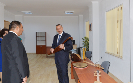 Президент Азербайджана принял участие в открытии Балакенского районного центра культуры (ФОТО)