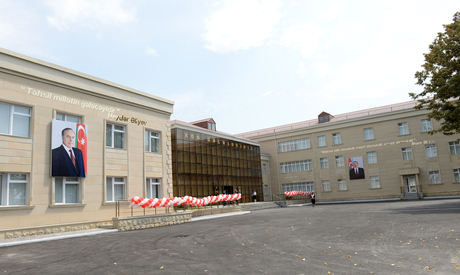 President Ilham Aliyev opens new building of Bahmatli village comprehensive school (PHOTO)