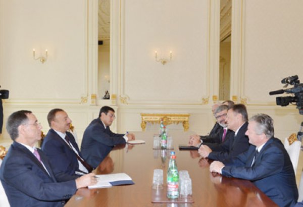 Azerbaijani President receives Slovenian government delegation