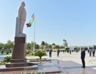 Президент Азербайджана прибыл с визитом в Саатлинский район