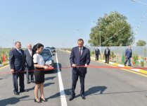 В Саатлы открыта автомобильная дорога Гараевкенд-Сымадакенд