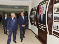 Ильхам Алиев ознакомился с условиями в новом здании школы в Сабирабаде (ФОТО)