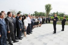 Президент Азербайджана принял участие в открытии Центра Гейдара Алиева в Сальяне (ФОТО)