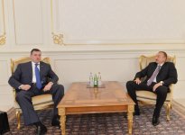 Ильхам Алиев принял главу Наблюдательной миссии от СНГ по наблюдению за президентскими выборами в Азербайджане