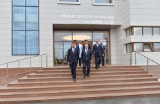 Президент Ильхам Алиев принял участие в открытии Евлахской центральной больницы (ФОТО)