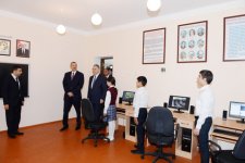 Президент Азербайджана ознакомился с новым кварталом, построенным в Барде для вынужденных переселенцев (ФОТО)