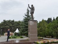Президент Ильхам Алиев прибыл в Нафталан