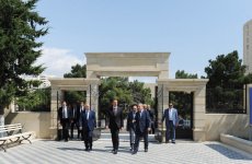 Президент Ильхам Алиев ознакомился с условиями, созданными в двух школах Баку после капремонта (ФОТО)