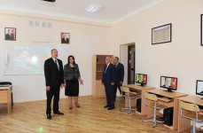 Президент Ильхам Алиев ознакомился с условиями, созданными в двух школах Баку после капремонта (ФОТО)