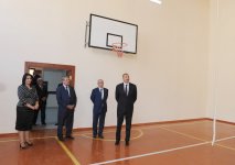 Президент Ильхам Алиев ознакомился с условиями, созданными в двух школах Баку после капремонта (ФОТО)