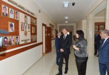 Президент Ильхам Алиев ознакомился с условиями, созданными в двух школах Баку после капремонта (ФОТО)