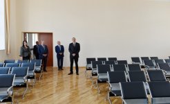 Президент Ильхам Алиев ознакомился с условиями, созданными в двух школах Баку после капремонта (ФОТО)