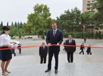 Президент Азербайджана принял участие в открытии Центра Гейдара Алиева в Нафталане (ФОТО)
